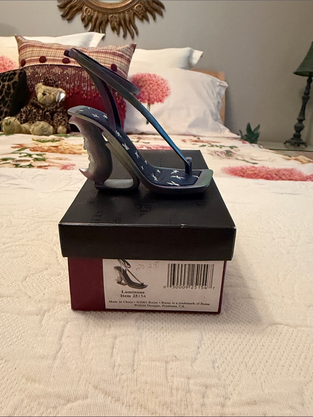 “Just the Right Shoe” Raine Luminous Mini Decorative Women's High Heel Shoe